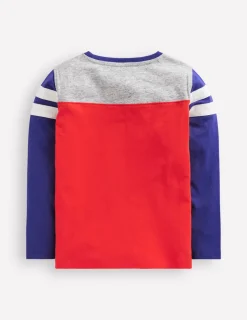 Oberteile & T-shirts | Boden T-Shirt in Blockfarben-Mohnrot Blockfarben MohnrotBlockfarben