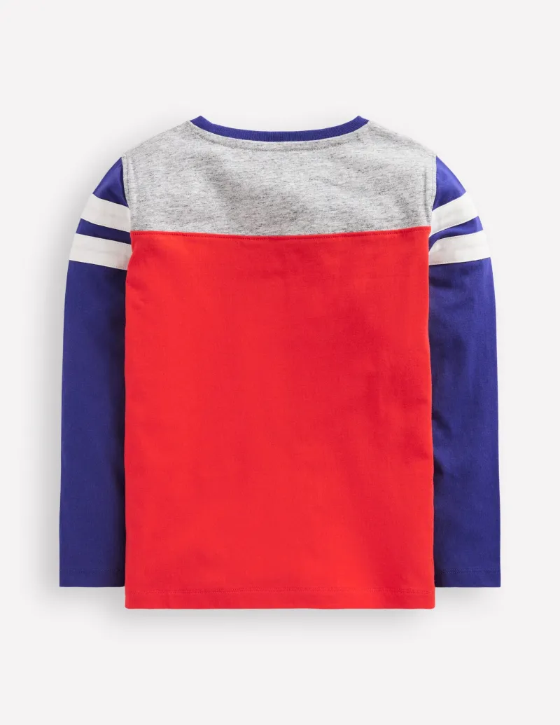 Oberteile & T-shirts | Boden T-Shirt in Blockfarben-Mohnrot Blockfarben MohnrotBlockfarben