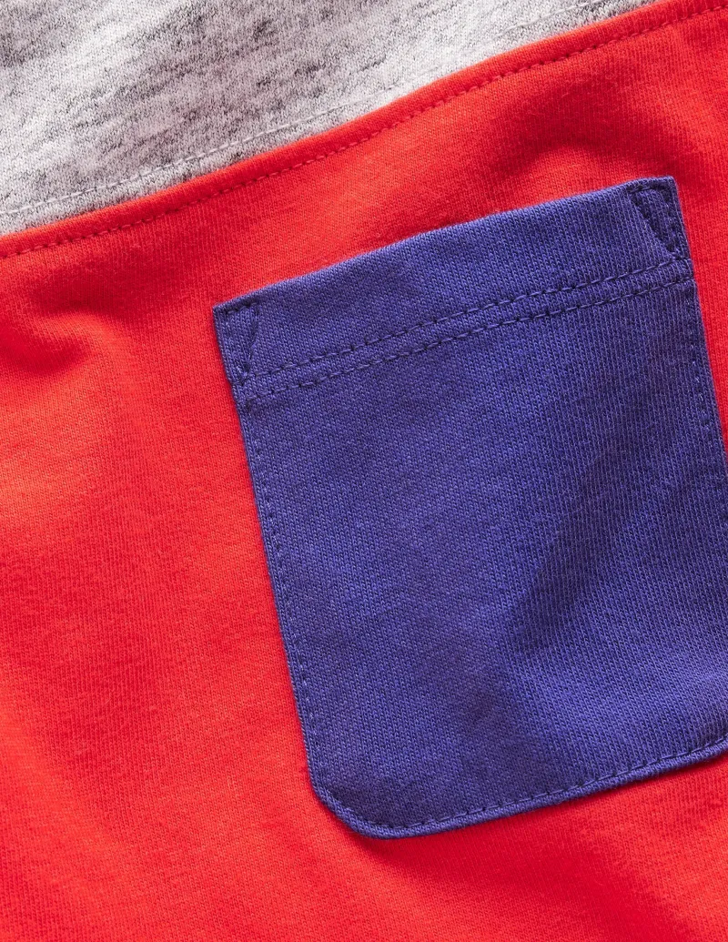 Oberteile & T-shirts | Boden T-Shirt in Blockfarben-Mohnrot Blockfarben MohnrotBlockfarben