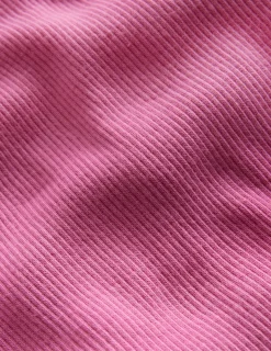 Oberteile & T-shirts | Boden T-Shirt mit kurzen Ärmeln aus Rippstrick- Erdbeereis