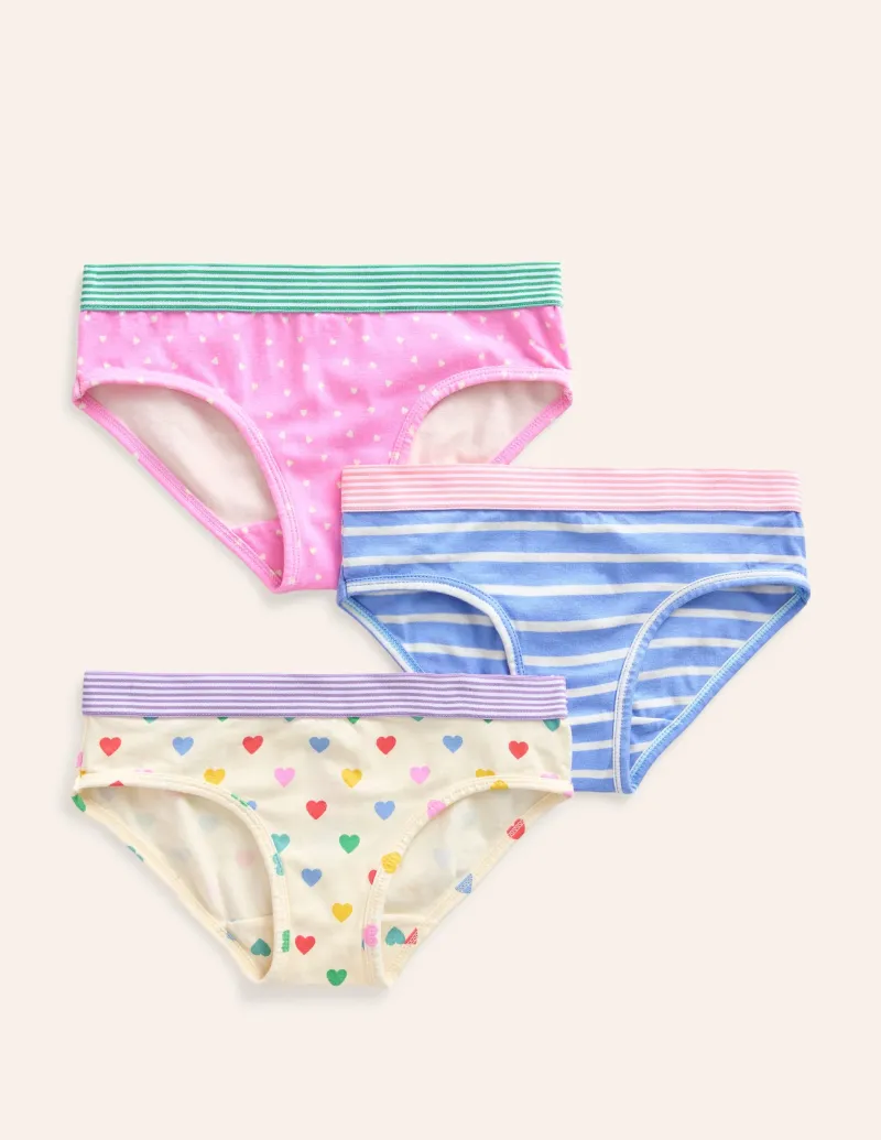 Unterwaesche | Boden Unterhosen im 3er-Pack-Bunt & Nautisch Floral Bunt&NautischFloral