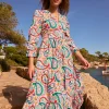 Kleider & Jumpsuits | Midi | Boden Violet Midikleid aus Baumwolle-Bunt, Wiesen-Paisley Bunt,Wiesen-Paisley