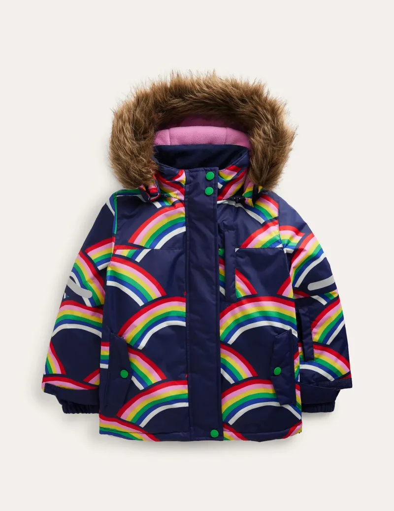 Mäntel & Jacken | Boden Wasserdichter Allwettermantel-Schuluniform-Navy, Regenbogen Schuluniform-Navy,Regenbogen