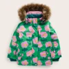 Mäntel & Jacken | Boden Wasserdichter Allwettermantel-Smaragdgrün Cut-out Blume SmaragdgrünCut-outBlume