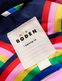 Mäntel & Jacken | Boden Wasserdichter Allwettermantel-Schuluniform-Navy, Regenbogen Schuluniform-Navy,Regenbogen