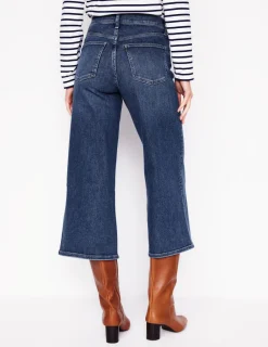 Jeans | Boden Weite, verkürzte Jeans mit hohem Bund-Beatnik Red
