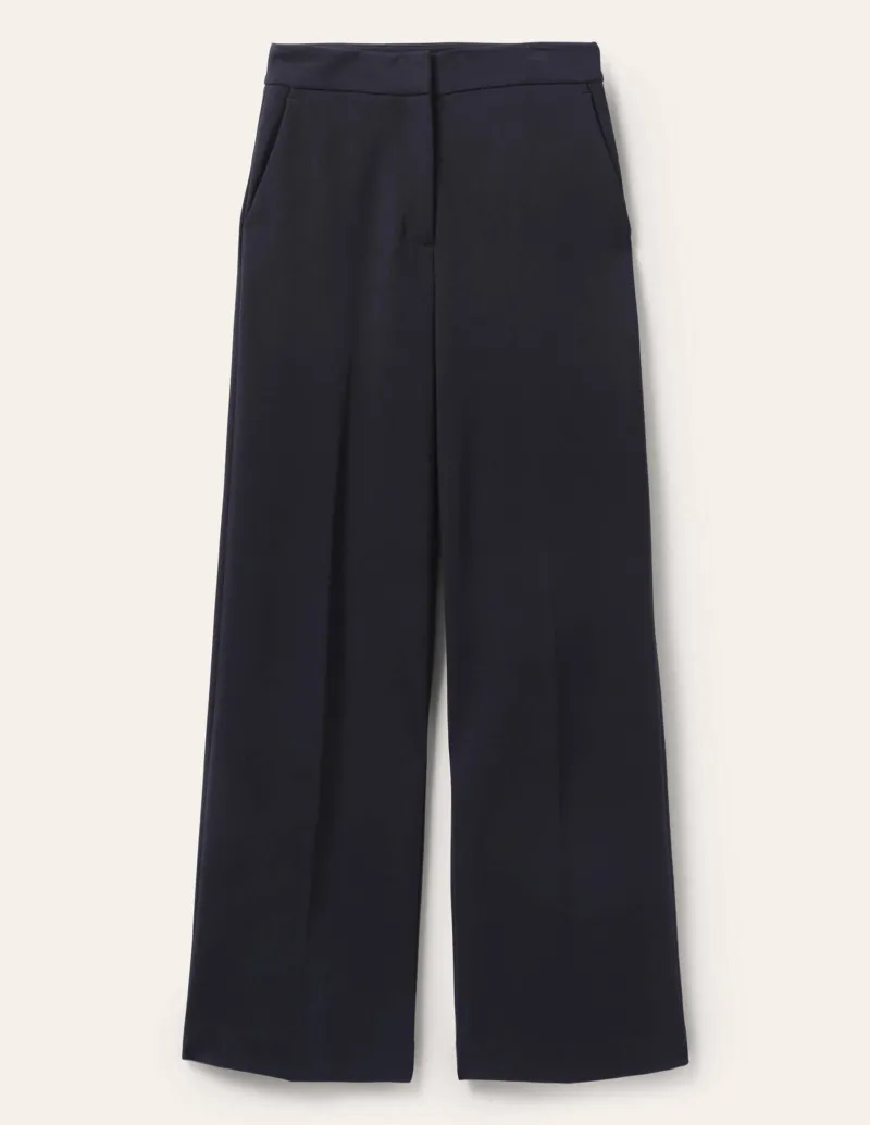 Hosen | Anzüge | Boden Westbourne Ponté-Hose-Aqua Marine Marl AquaMarineMarl