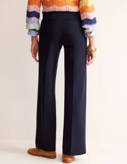 Hosen | Anzüge | Boden Westbourne Ponté-Hose-Aqua Marine Marl AquaMarineMarl